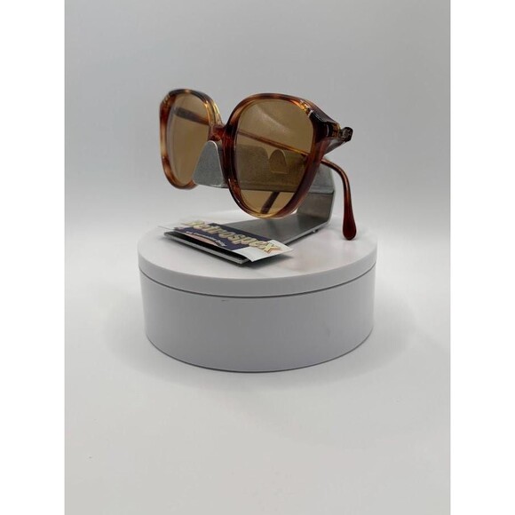 NEW Vintage Sunglasses | Non RX | Womens Cut | Brown Lens | Gold Details | #837 main image 8
